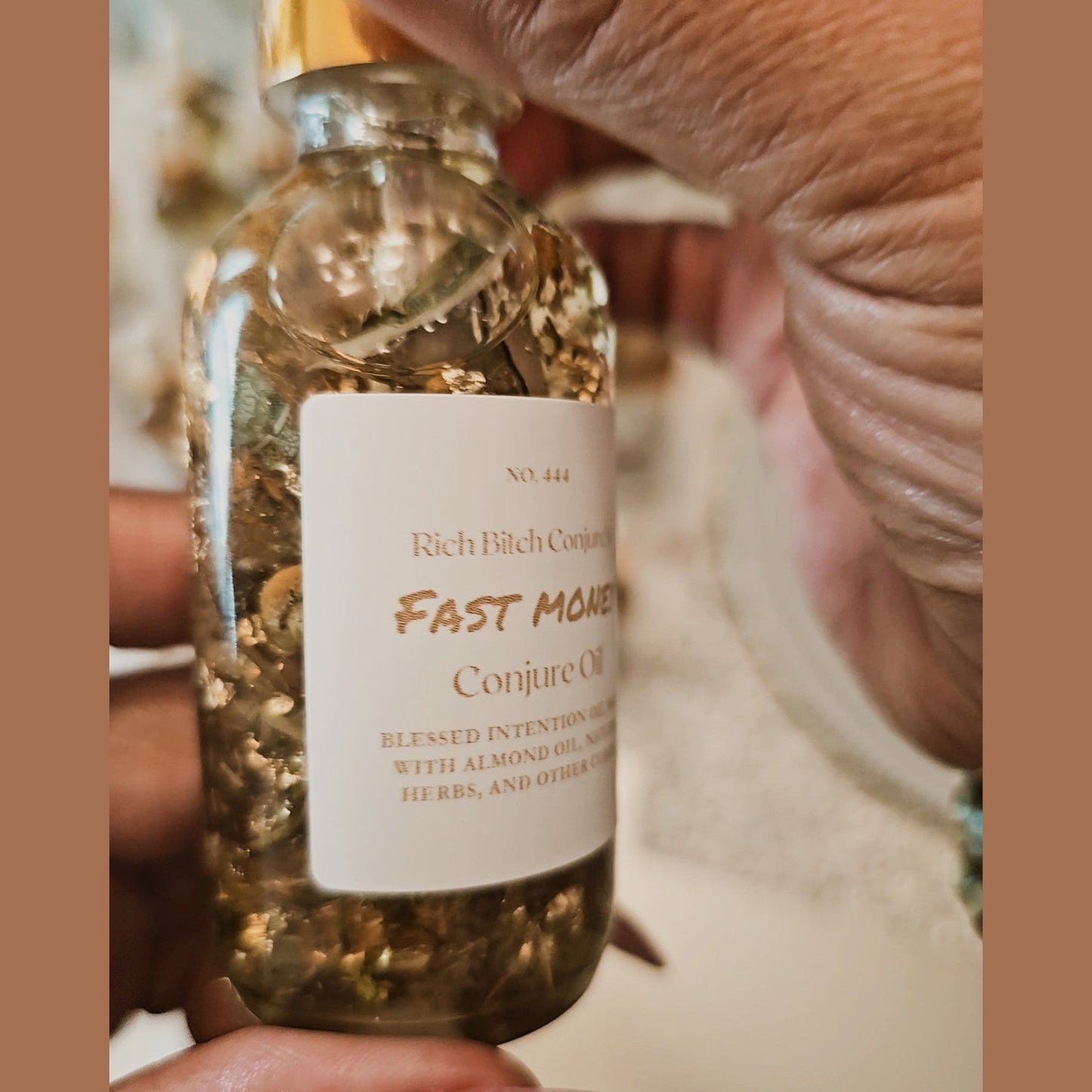 Fast Money Oil - Luxury Hoodoo Conjure Oil for Quick Cash & Prosperity
