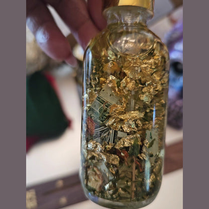 Fast Money Oil - Luxury Hoodoo Conjure Oil for Quick Cash & Prosperity