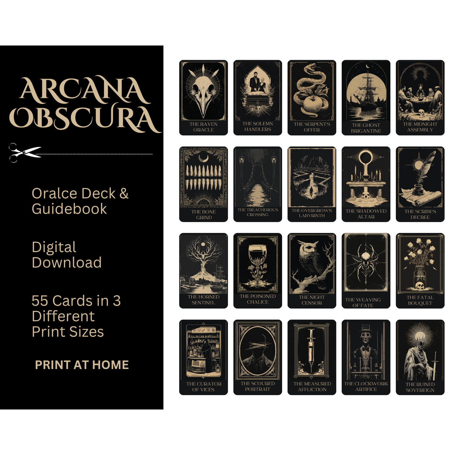 The Arcana Obscura Oracle Deck