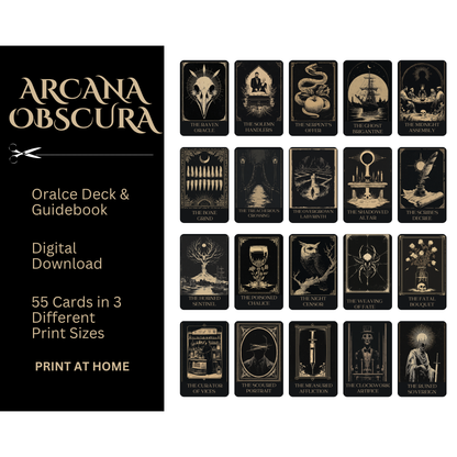 The Arcana Obscura Oracle Deck