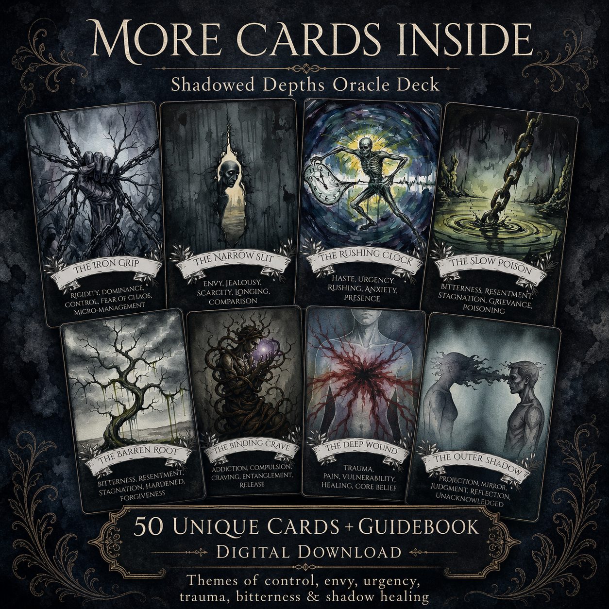 Shadowed Depths Oracle: A Shadow Work Oracle