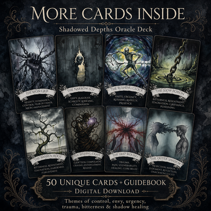 Shadowed Depths Oracle: A Shadow Work Oracle