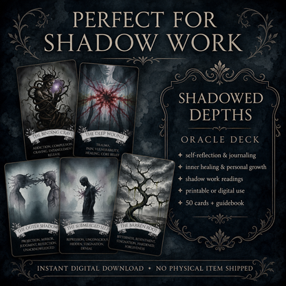 Shadowed Depths Oracle: A Shadow Work Oracle