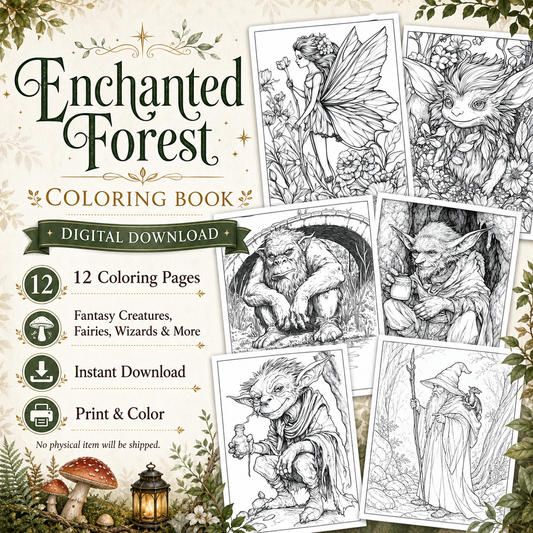 Enchanted Forest Coloring Pages