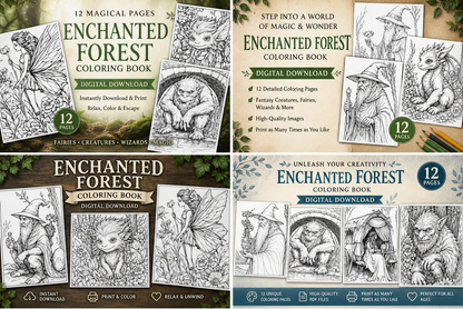 Enchanted Forest Coloring Pages