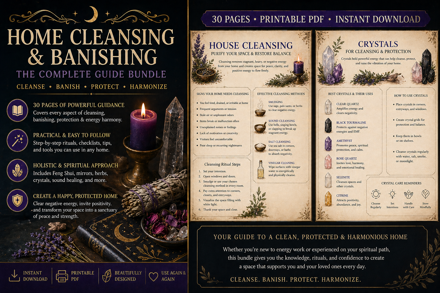 Home Cleansing & Banishing Bundle