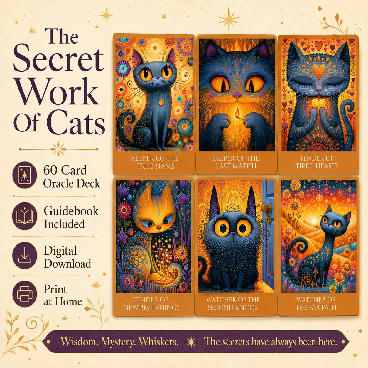 The Secret Life Of Cats Oracle Deck Digital Download